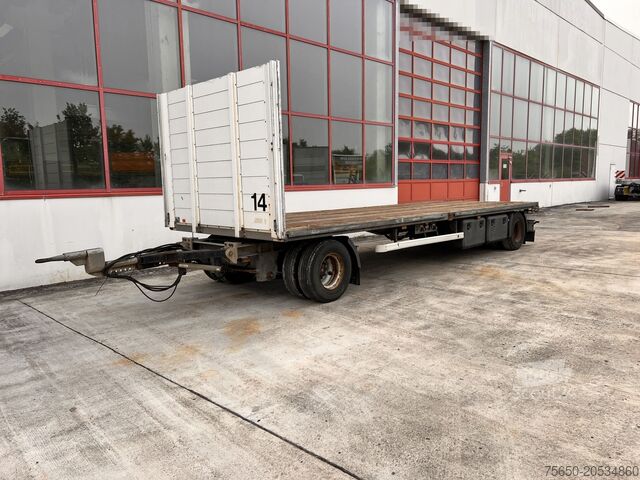Low loader trailer Ackermann PA-F 18/7.4E 2 Achs Jumboanhänger Mega