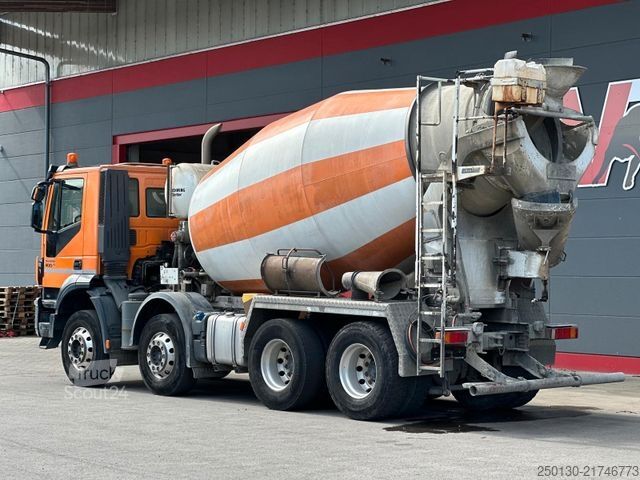 Autodomíchávač betonu IVECO Trakker 400 8x4 BB STETTER AM9 Betonmischer 9m³