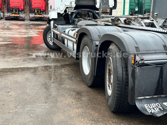 Ruloninė konteinerinė savivartis MERCEDES-BENZ Actros 2548 L Meiller-ARK, Nachlauf-Lift-Lenkach
