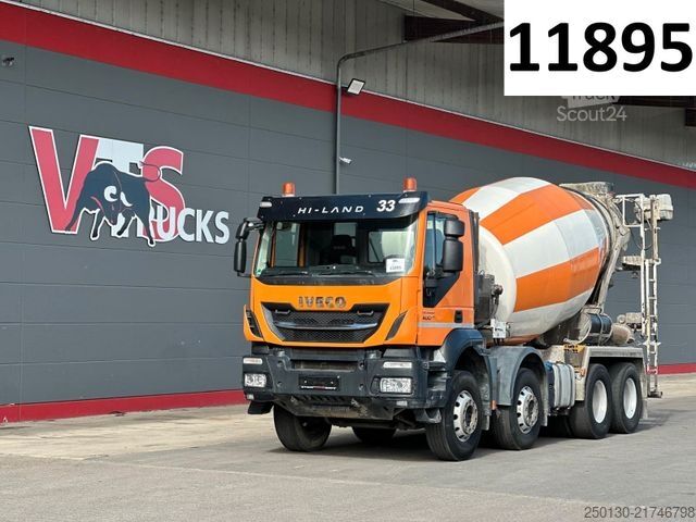 Autodomíchávač betonu IVECO AD 340 8x4 BB STETTER AM9 Betonmischer 9m³