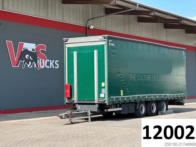 Avoin perävaunu pressulla H&W HWZPS24 TRIDEM Curtainsider AH MEGA 70m³