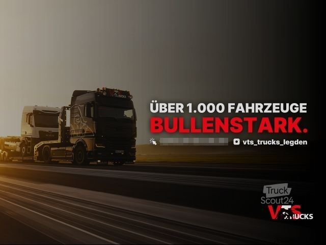 Avoin perävaunu pressulla H&W HWZPS24 TRIDEM Curtainsider AH MEGA 70m³