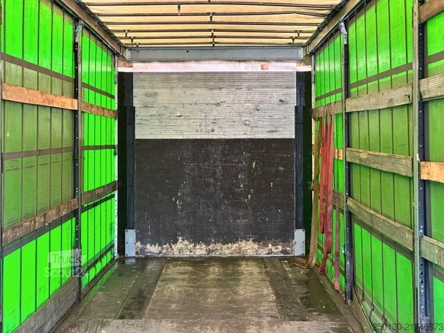 Åben sættevogn med presenning SCHMITZ CARGOBULL SCS 24L Plane&Spriegel *verunfallt*