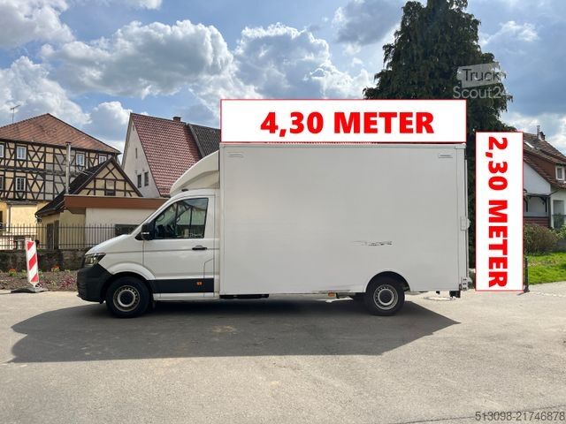 Transporter mit Koffer VOLKSWAGEN CRAFTER 2.0TDI XXXL KOFFER RAMPE KAMERA 177 PS
