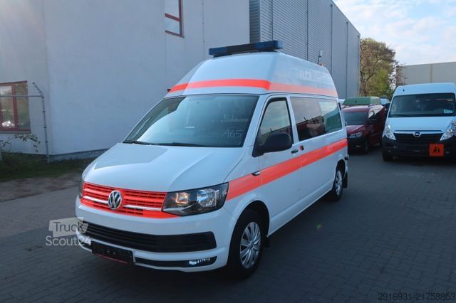Brannbil VOLKSWAGEN T6 KTW Hochdach lang 1. Hand/ SHZ / Fzg. Nr:A65