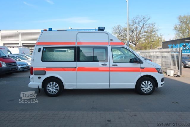 Brannbil VOLKSWAGEN T6 KTW Hochdach lang 1. Hand/ SHZ / Fzg. Nr:A65