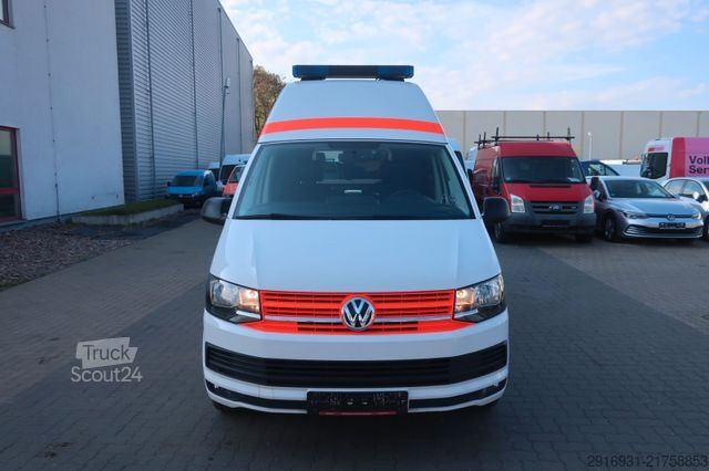 Brannbil VOLKSWAGEN T6 KTW Hochdach lang 1. Hand/ SHZ / Fzg. Nr:A65
