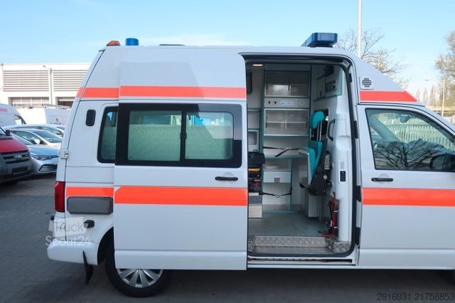 Brannbil VOLKSWAGEN T6 KTW Hochdach lang 1. Hand/ SHZ / Fzg. Nr:A65