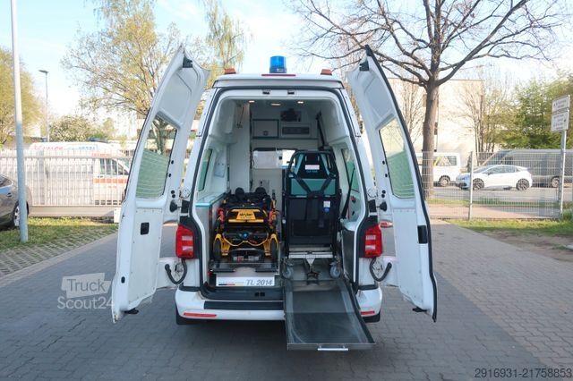 Brannbil VOLKSWAGEN T6 KTW Hochdach lang 1. Hand/ SHZ / Fzg. Nr:A65