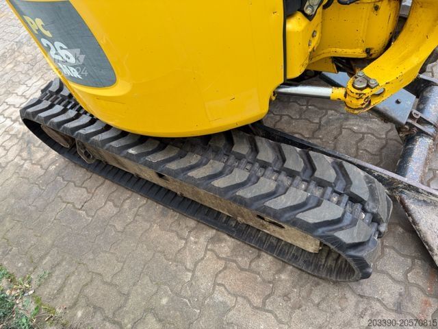 Mini ekskavatorius KOMATSU PC26MR-3 / 2020 BJ / 2 x Löffel