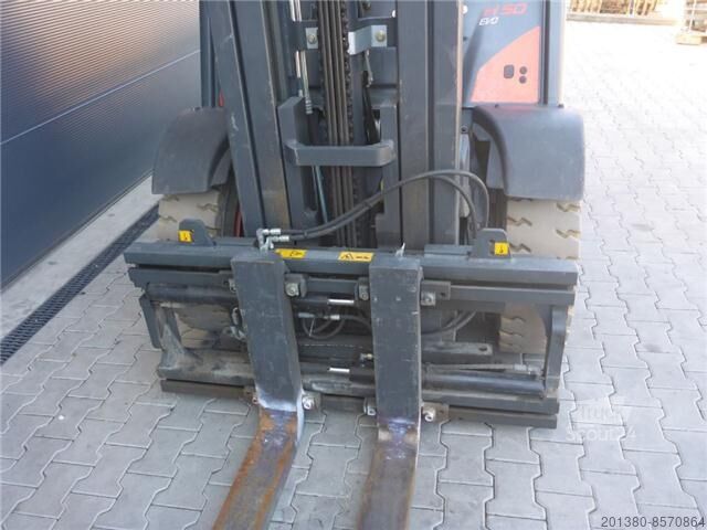 Első homlokrakodó targonca Linde H50 600