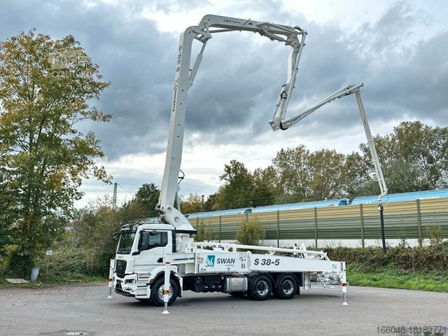Betonblander lastbil MAN TGS 26.510 6x4 SWAN TSP 38-5 160RZ ( 38m )