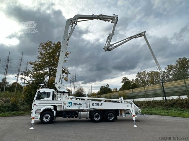 Betonblander lastbil MAN TGS 26.510 6x4 SWAN TSP 38-5 160RZ ( 38m )