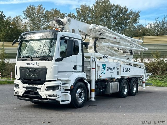 Betonblander lastbil MAN TGS 26.510 6x4 SWAN TSP 38-5 160RZ ( 38m )