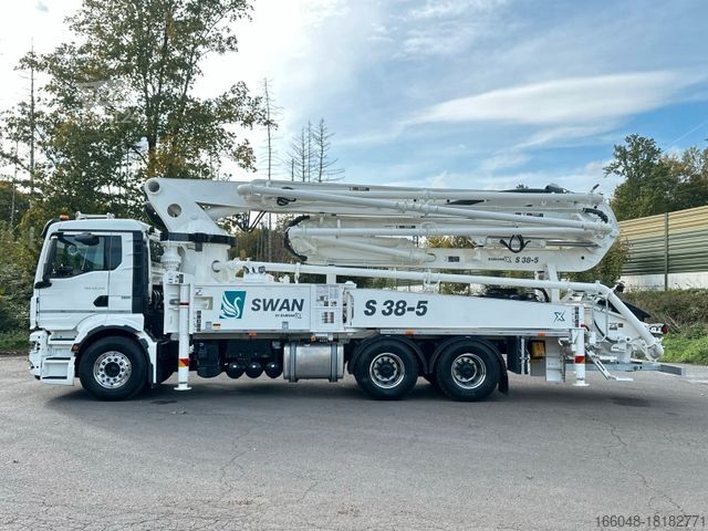 Betonblander lastbil MAN TGS 26.510 6x4 SWAN TSP 38-5 160RZ ( 38m )
