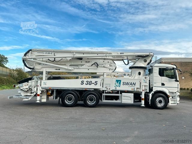 Betonblander lastbil MAN TGS 26.510 6x4 SWAN TSP 38-5 160RZ ( 38m )