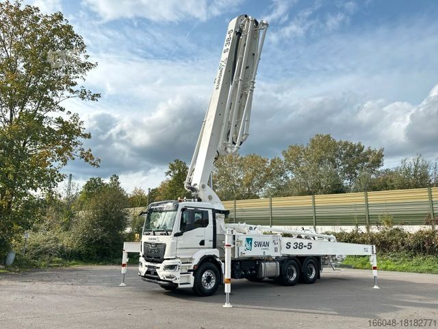 Betonblander lastbil MAN TGS 26.510 6x4 SWAN TSP 38-5 160RZ ( 38m )