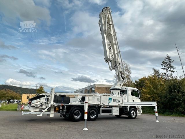 Betonblander lastbil MAN TGS 26.510 6x4 SWAN TSP 38-5 160RZ ( 38m )