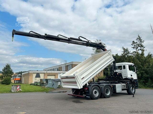 Altro MAN TGS 28.440 6x4-4/3-Seiten- Kipper / Hiab 138-3