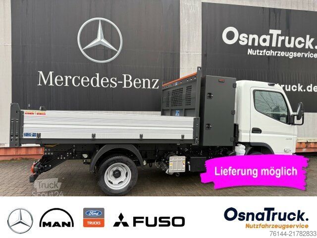 Tippbil skåpbil FUSO 3C15 AMT Hinterkipper+Box Automat.,Klima,AHK3,5t