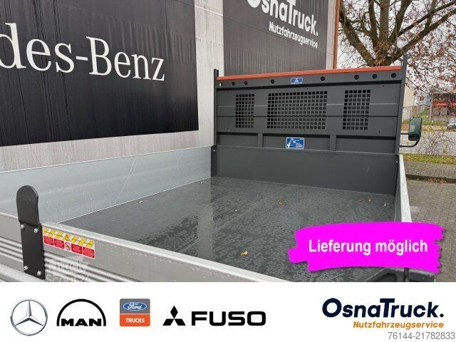 Tippbil skåpbil FUSO 3C15 AMT Hinterkipper+Box Automat.,Klima,AHK3,5t