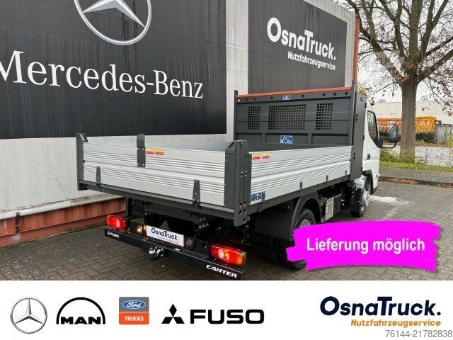 Tippbil skåpbil FUSO 3C15 AMT Hinterkipper+Box Automat.,Klima,AHK3,5t