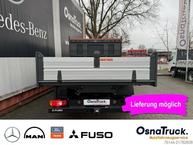 Tippbil skåpbil FUSO 3C15 AMT Hinterkipper+Box Automat.,Klima,AHK3,5t