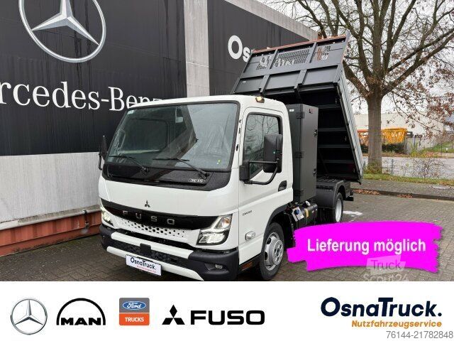 Kiepwagen bestelauto MITSUBISHI 3C15 AMT Hinterkipper+Box Automat.,Klima,AHK3,5t