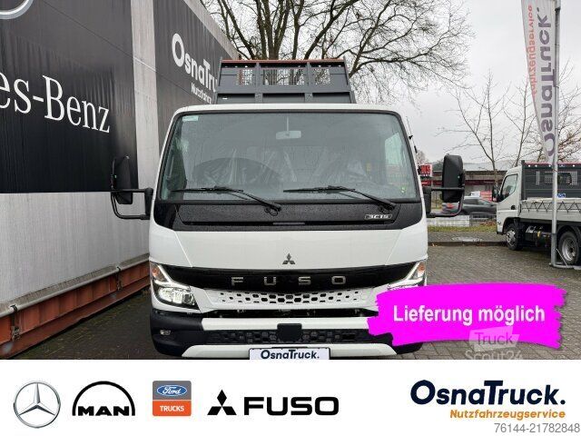 Kiepwagen bestelauto MITSUBISHI 3C15 AMT Hinterkipper+Box Automat.,Klima,AHK3,5t