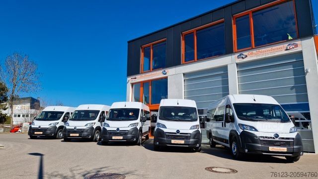 Minibus FIAT 3x Ducato 2x Opel Movano 18 SS in Stock