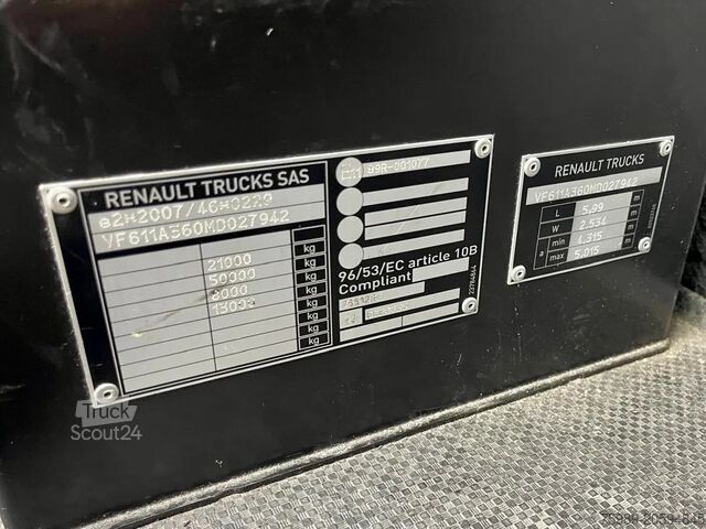 MTS standard Renault T480 vin: VF611A360MD029559 THIS WEEK TO ZEEBRU...