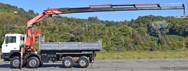 Macara montată pe camion MAN 41.460 * KRAN * 8x8 ! TOPZUSTAND