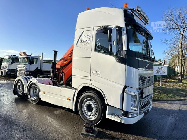 Autokrāna kravas automašīna Volvo FH 500 6X2 + CRANE PALFINGER PK16502 (2008) - E...