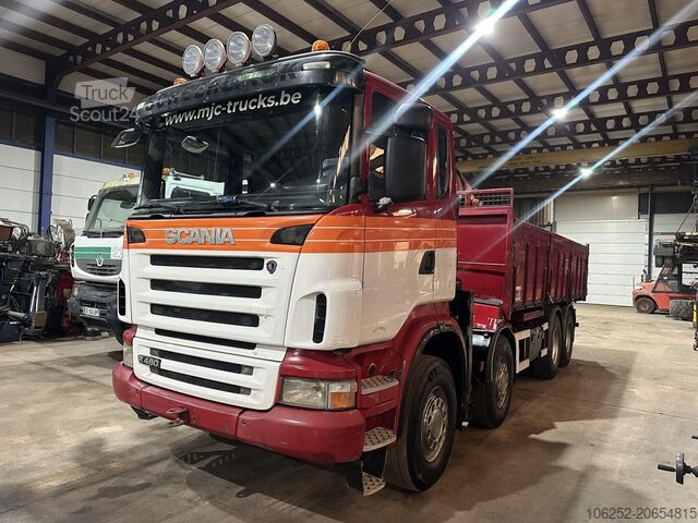 Tipper with crane Scania G480 8x4 TIPPER + CRANE ATLAS 240.E4 + RADIO - ...