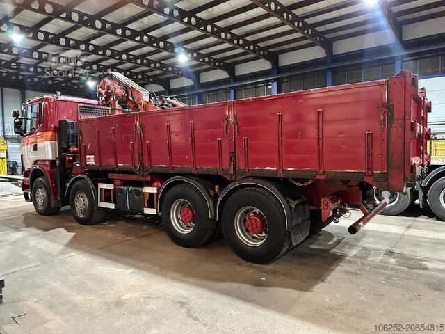 Tipper with crane Scania G480 8x4 TIPPER + CRANE ATLAS 240.E4 + RADIO - ...