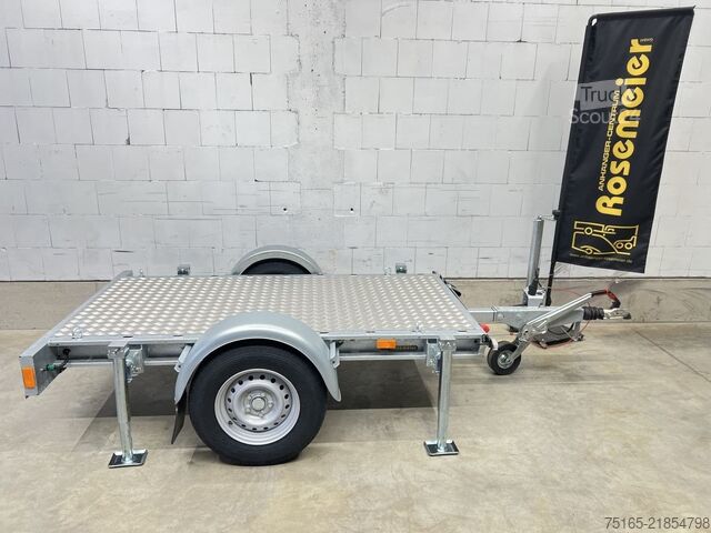 Remorcă platformă și transportor universal Vezeko Generator 1-Achser Maschinentransporter
