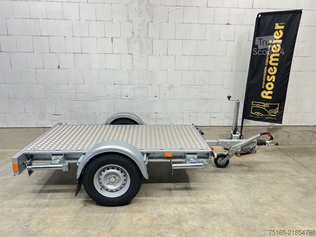 Remorcă platformă și transportor universal Vezeko Generator 1-Achser Maschinentransporter