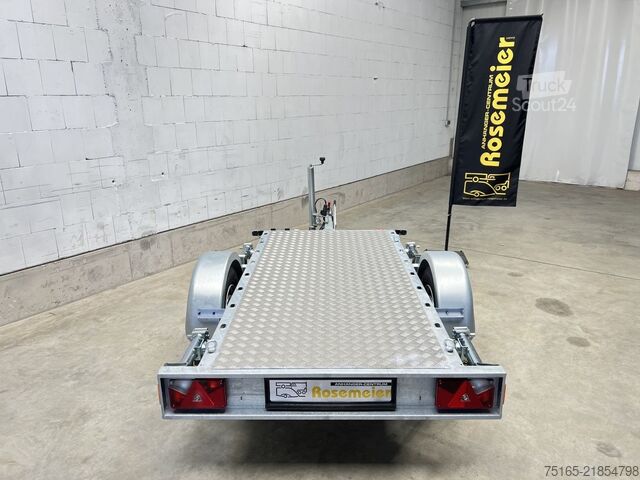 Remorcă platformă și transportor universal Vezeko Generator 1-Achser Maschinentransporter