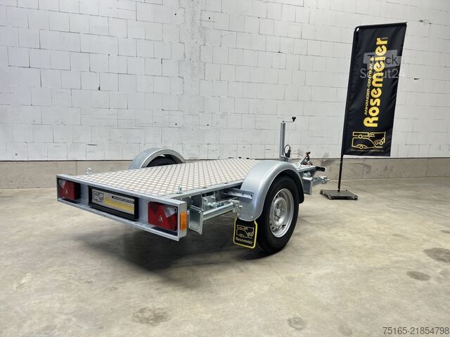 Remorcă platformă și transportor universal Vezeko Generator 1-Achser Maschinentransporter