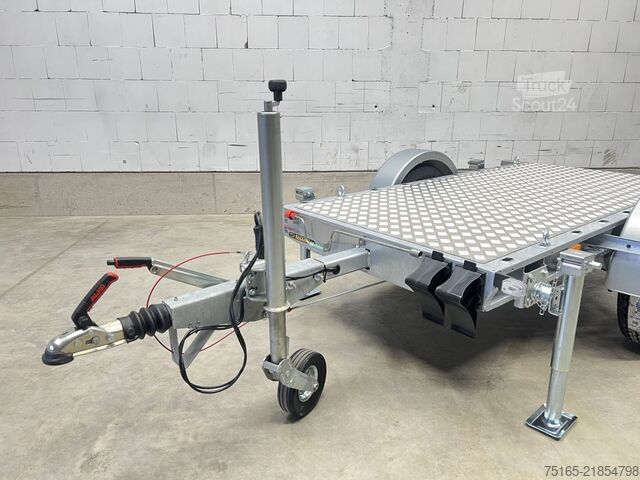 مقطورات منصة وناقلات متعددة الأغراض Vezeko Generator 1-Achser Maschinentransporter
