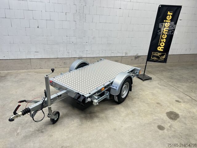 مقطورات منصة وناقلات متعددة الأغراض Vezeko Generator 1-Achser Maschinentransporter