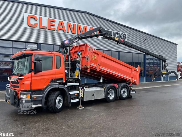  Scania P 320 HMF 14 Tonmeter Z-kraan Just 199.760 km!