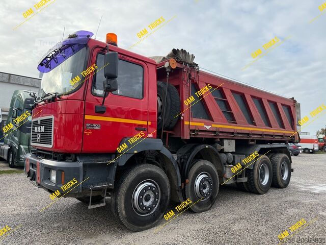 Savivartis sunkvežimis MAN 41.403 F2000 3KIPPER 20cbm 40Ton 8x4