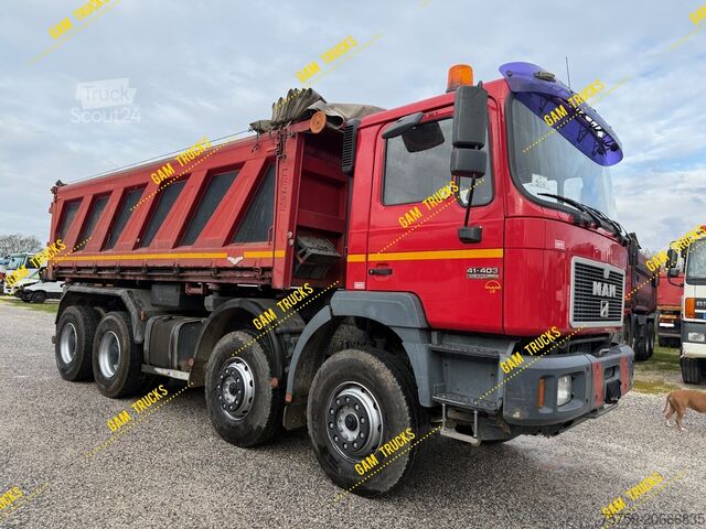Savivartis sunkvežimis MAN 41.403 F2000 3KIPPER 20cbm 40Ton 8x4