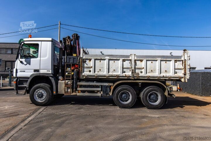 Savivartis su kranu MERCEDES ACTROS 3346 K-MP2-6x6-E5+PK 16 502 A4