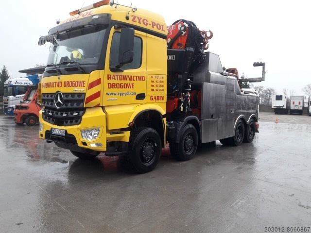 Abschleppwagen MERCEDES-BENZ Arocs 8x8  4153  G&G Wrecker