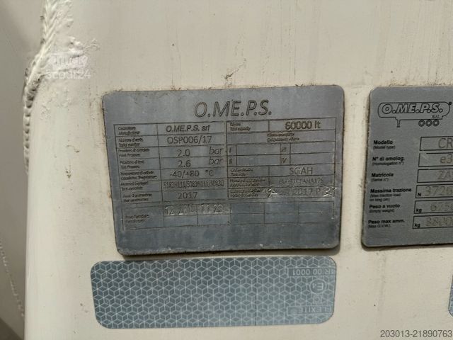 Silo puspieka  O.ME.P.S. o ADR 3 Achs 60.000 Liter