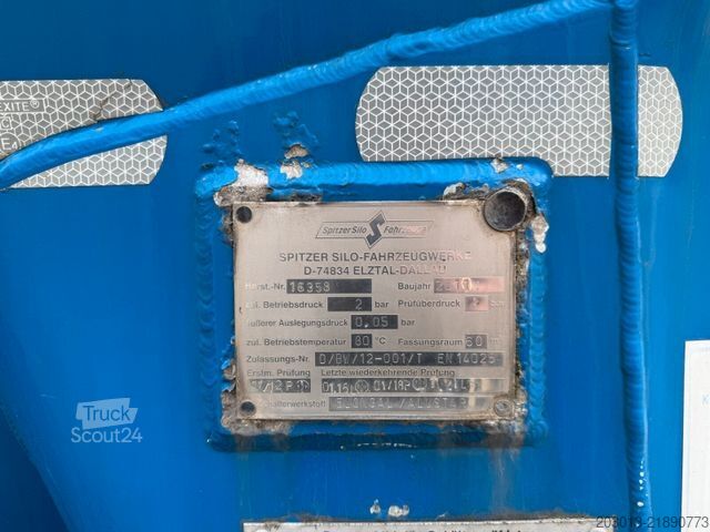Semirreboque silo SPITZER SK 2760 Silo ADR 3 Achse 60.000 Liter