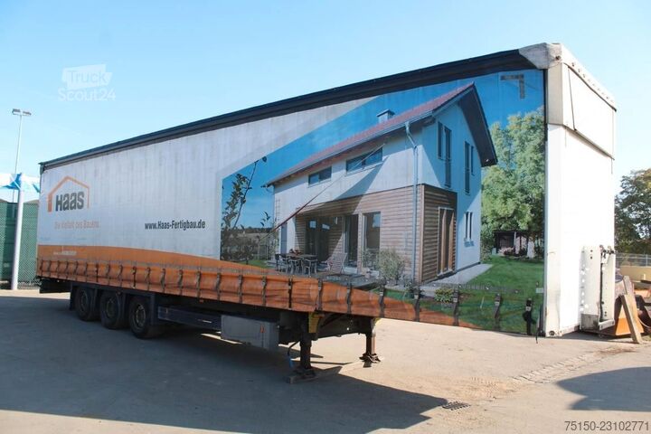 Åben sættevogn med presenning SCHMITZ CARGOBULL SCS 24/L-13.62 MB VARIOS Tautliner MEGA Nr.: 951