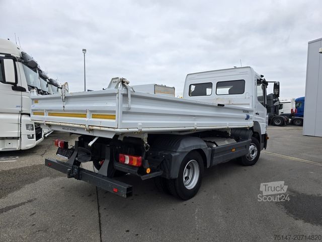 Driezijdige kipper bestelwagen MERCEDES-BENZ 818 K Atego Meiller 2xAHK Klima Euro6E